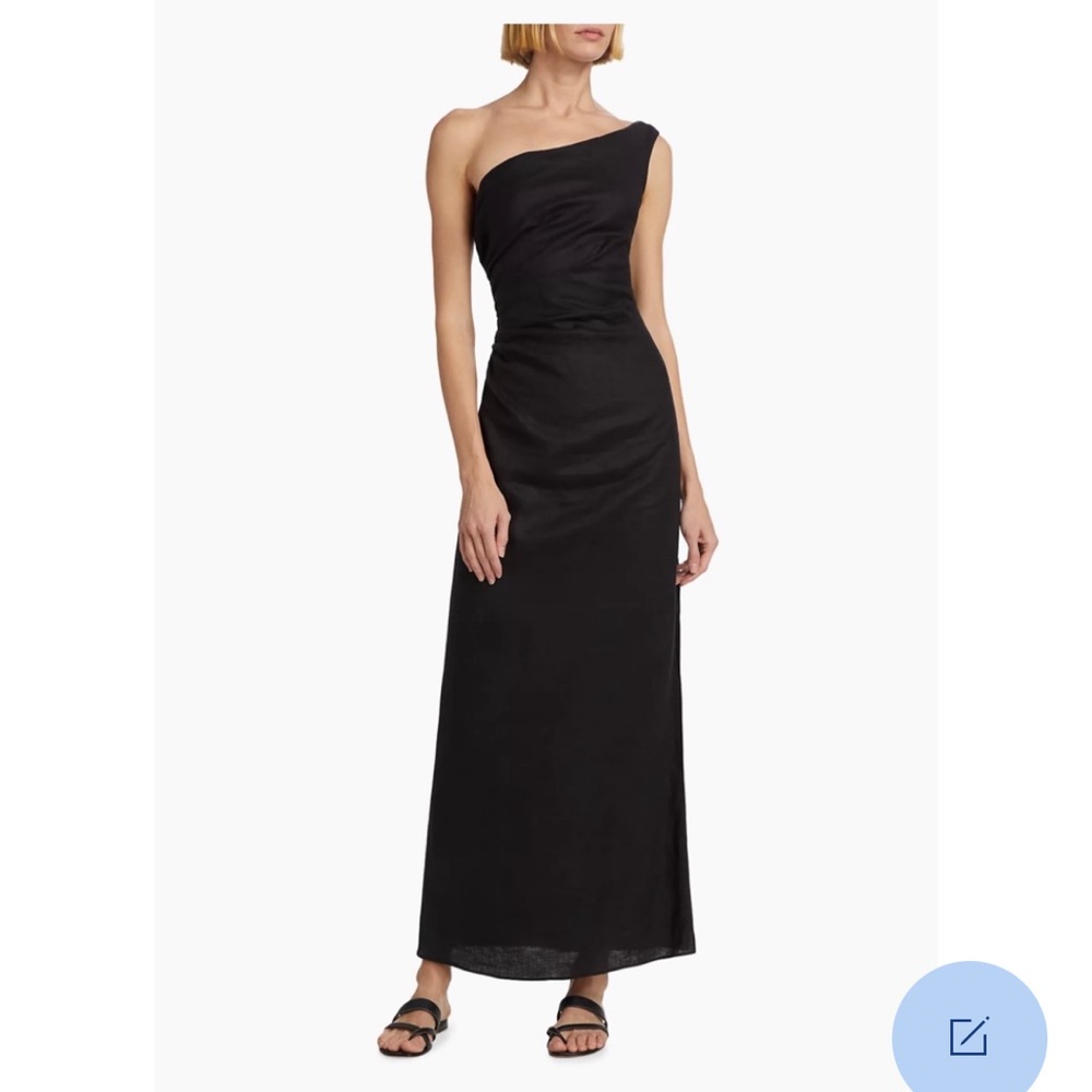 Mara Hoffman Enya One Shoulder Maxi Dess- size 4